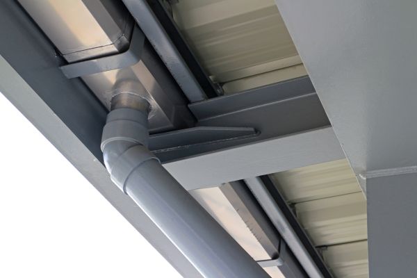 PVC Downspout Installation in Griffin
