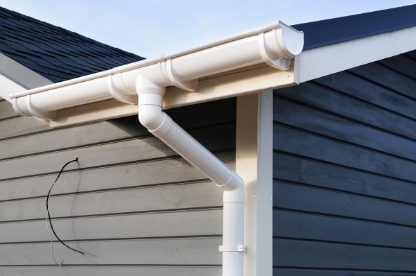 PVC Rain Gutter Installation in Griffin