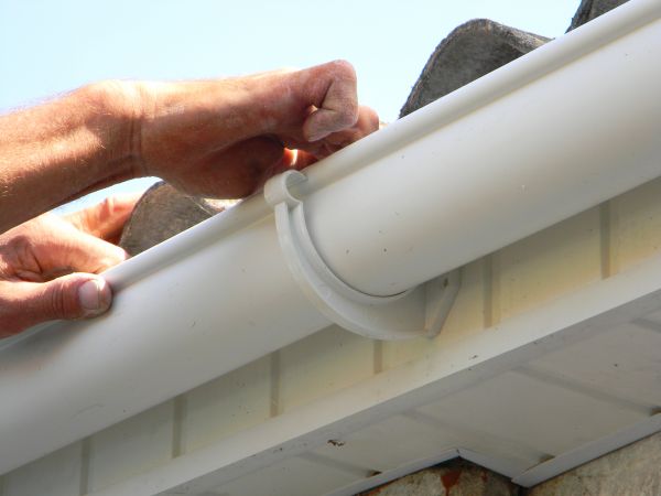 Plastic Gutter Repair in Griffin