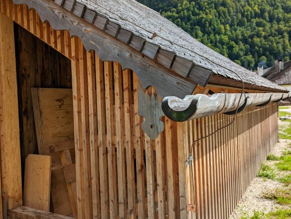 Wood Gutter Installation in Griffin