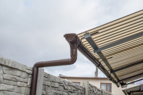 Plastic Downspout Installation in Griffin